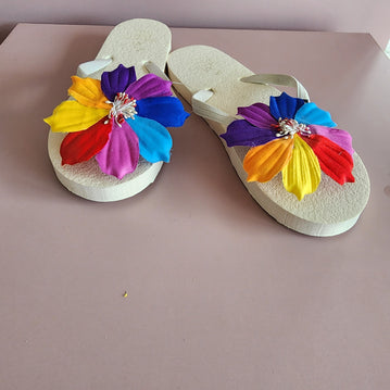 Sunshine Slippers [WHITE/MULTICOLOR]