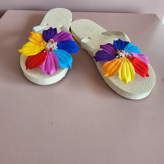 Sunshine Slippers [WHITE/MULTICOLOR]