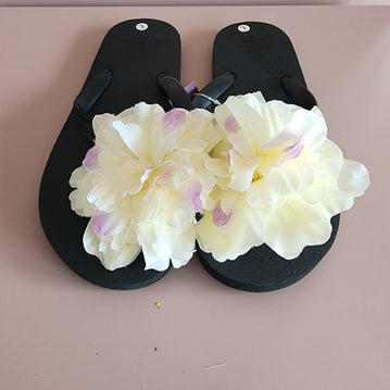 Sunshine Slippers [WHITE/BLACK]