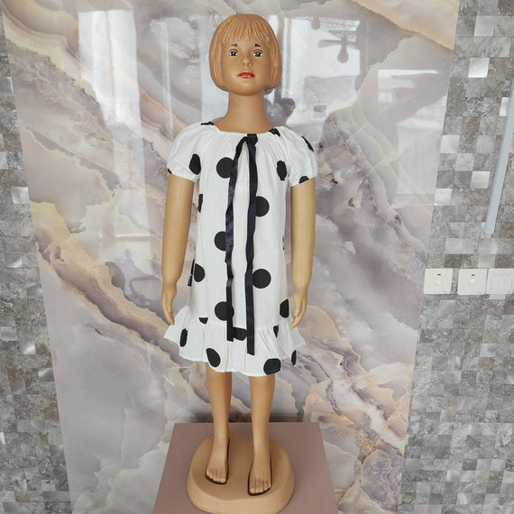 Marline Monroe Baby Dress [White & Black]