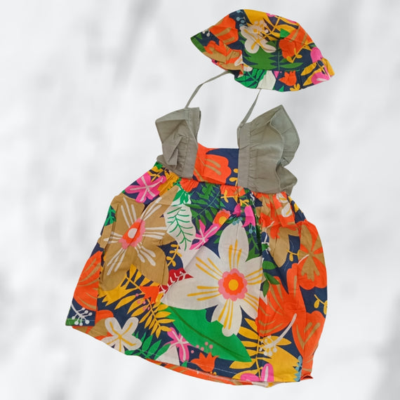 Hawaii Baby Dress [Orange]